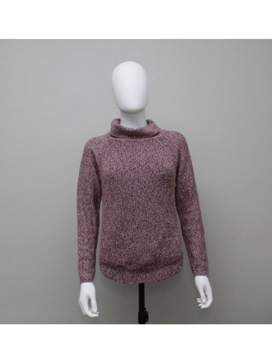 LOFT Sweaters - Loft Outlet Petite Sweter Women Woven Size SP Color Burgundi Long Sleeve
